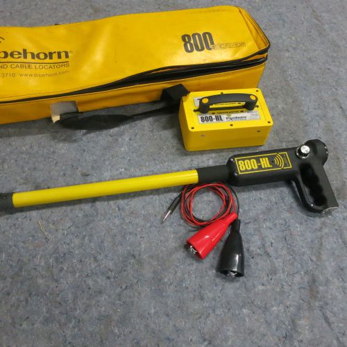 Pipehorn 800 series pipe / cable locators single high-frequency unit p800h md820 for sale