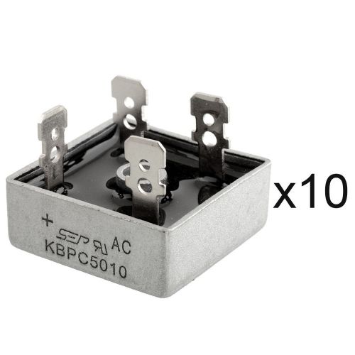 universal 10x50A 1000V Metal Case Bridge Rectifier KBPC5010 worthwhile