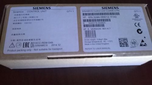Siemens Sinamics Control Unit CU240E-2 PN for G120 6SL3244-0BB12-1FA0