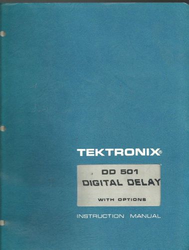 Tektronix DD 501 Digital Delay With Options w/Schematics Instruction Manual