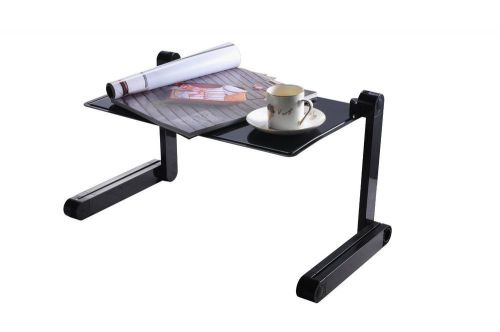 Adjustable Vented Laptop Table Laptop Computer Desk Portable Bed Tray Book Stand