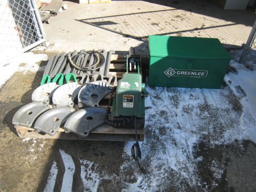 Greenlee 882cb 1-1/4&#034; 1-1/2&#034; 2&#034; emt imc rigid hydraulic bender w/ 975 pump used for sale