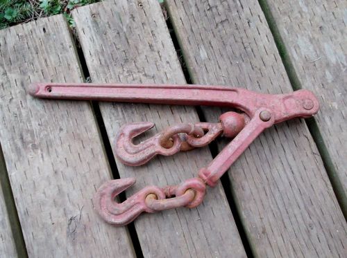 Vintage 7100 lbs. 5/16 g8 - 3/8 g8 lever chain binder. good used shape! for sale