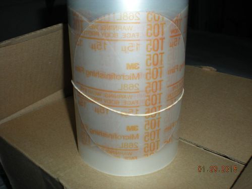 3M™ Microfinishing PSA Film Type D Disc Roll 268L 5 in x NH x 125 in 15 Micron