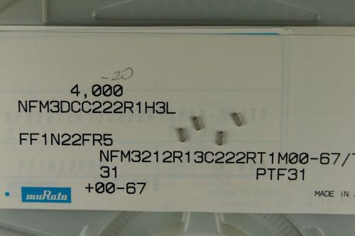 20pcs NFM3DCC222U1H3L previous NFM3212R03C222R feed trough capacitors MURATA