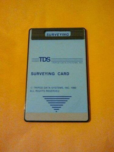 TDS Surveying Card for HP 48GX / 48SX Calculators