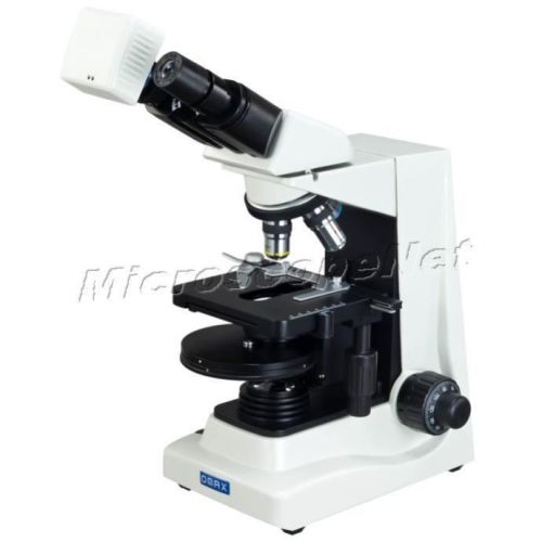 Binocular Compound Siedentopf Microscope 1600X+Phase Contrast Kit+1.3MP Camera