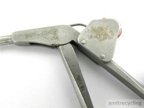Linvatec conmed shutt 18.1009 ss suture punch slotted modified jaws 4mm &#034;nice&#034; $ for sale