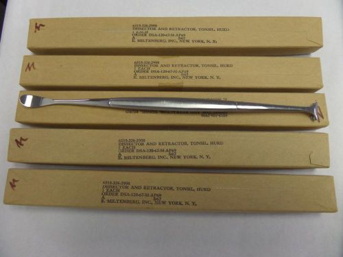 *Lot of 5* Miltex Hurd Tonsil Dissector and Retractor