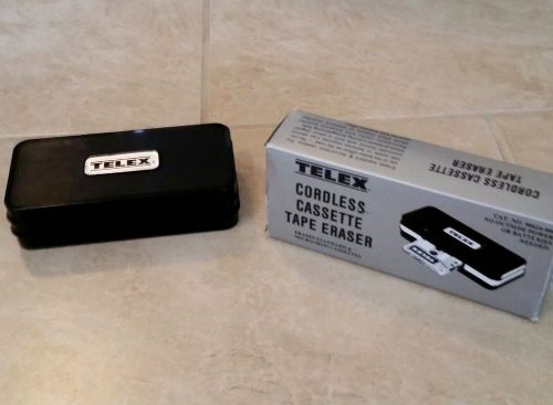 Telex Cordless Cassette Tape Eraser, Works on Standard, Micro and Mini Cassettes