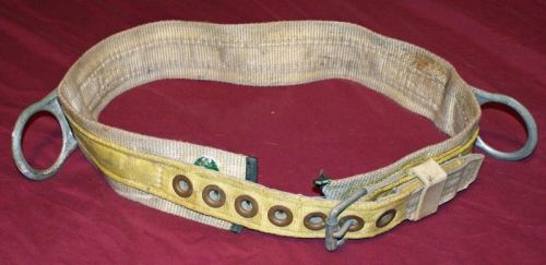 Miller 2NA Double D-Ring Body Belt with 1-3/4&#034; Webbing 3-Inch Back Pad Size L