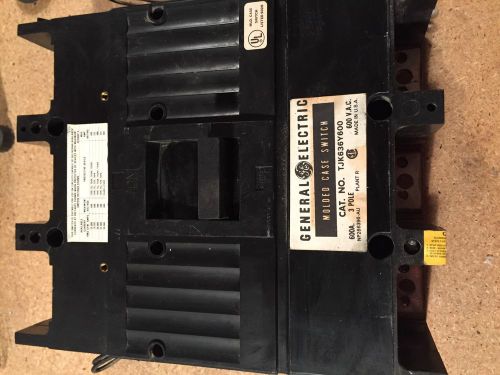 Ge 600 amp 600 vac molded case switch tjk636y600 for sale