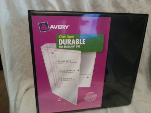 Avery Durable View Binder, 3-inch Slant Ring, Holds 8.5 x 11-inch paper, Black