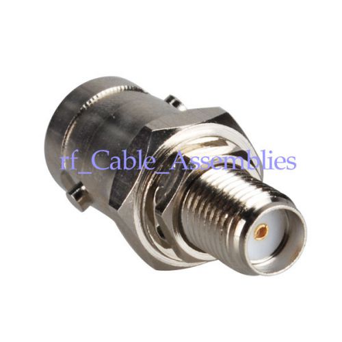Sma (female) jack bulkhead to bnc jack(female) rf connector adapters straight for sale