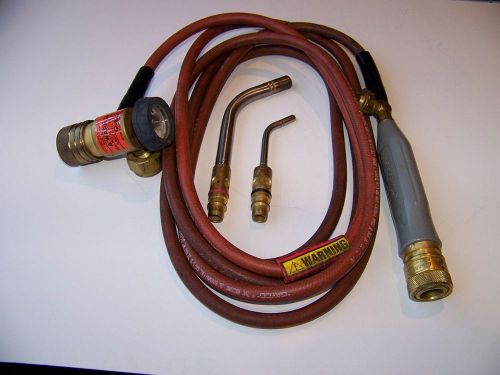 Turbo Torch Acetylene B-Tank Kit With A-3 &amp; A-14 Tips
