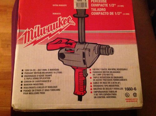 milwaukee 1660-6 drill new in box