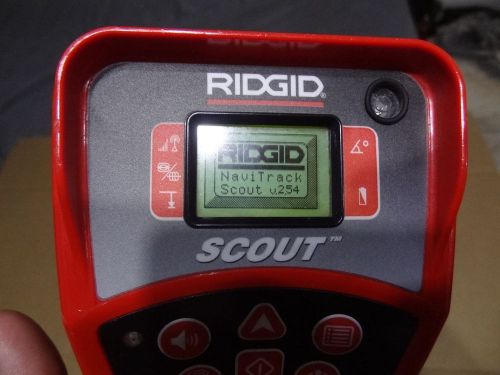 Ridgid scout sonde &amp; line locator for seesnake sewer camera navitrack for sale