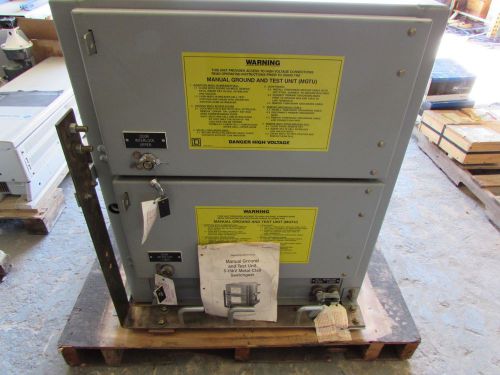 SQUARE D MANUAL GROUND AND TEST UNIT  METAL CLAD SWITCHGEAR NEW