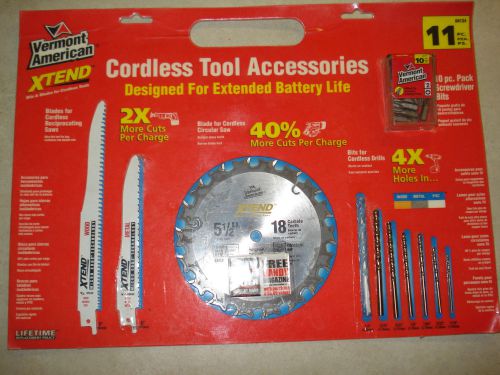 Vermont American 10mm Arbor 5-1/2-Inch 18 Tooth Xtend Cordless Circular BUNDLE!