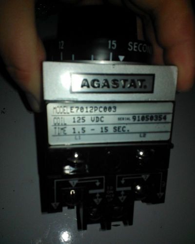 Agastat Timing Relay 1.5 - 15 Seconds