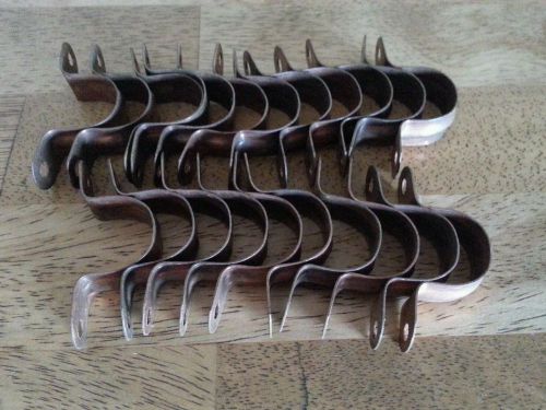 (22)  3/4 copper pipe clamps for sale