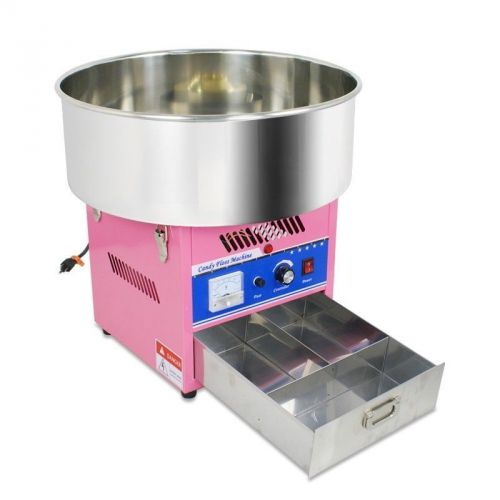 Cotton Candy Maker 580 Pink Carnival Commercial Floss Machine 110V electric