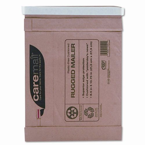Caremail Rugged Padded Mailer, Side Seam, 8 1/2 x 10 3/4, Light Brown, 25/pack