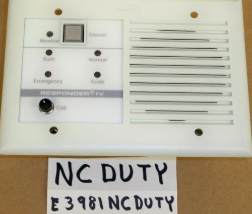 Rauland-Borg Responder IV NCDUTY Nurse Call Duty Station, used, full operation