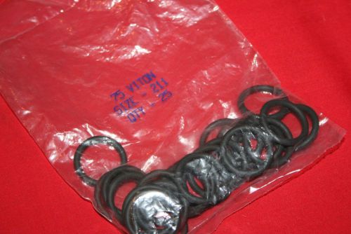 New 75 viton o-ring - size 211 - sealed bag of (25) - bnib for sale