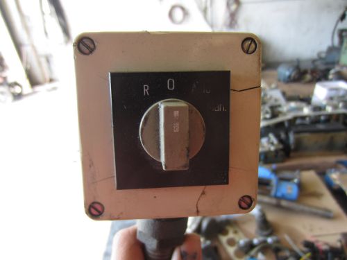Traub tnm 42 cnc lathe auto manual switch dial box for sale