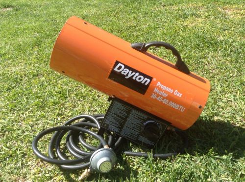 Dayton propane torpedo heater 30,000 - 60,000 btu excellent condition for sale