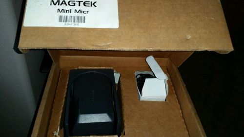 New Magtek Mini Micr in original box with power plug