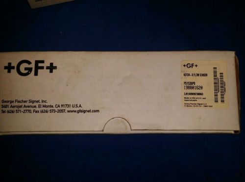 New +GF+ Signet P51530-P0 Rotor-X Flow Sensor PVDF 1/2&#034;-4&#034; 198801620