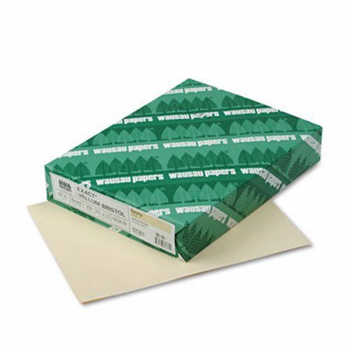 Wausau bristol cover stock, 67 lbs., 8-1/2 x 11, ivory, 250 sheets (wau82361) for sale