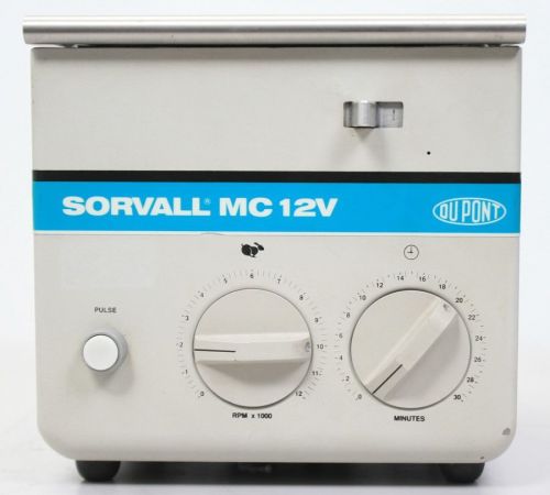 Sorvall mc-12v microcentrifuge 12k variable + fa-micro/1.5ml rotor -fully tested for sale