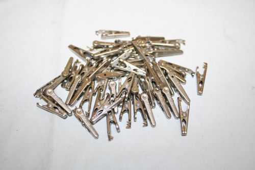 Mueller Lot of 50 #30 Miniature Alligator Clips - 5 Amp Made in USA
