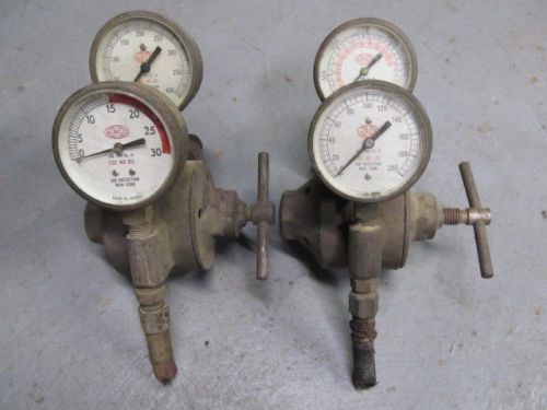 Vintage airco oxygen  acetylene welding cutting torch acetylene regulator gauge for sale