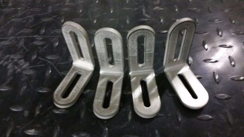 (4) Stainless Steel  L Bracket  Heay Duty Metal Bracket 3x3x1/4&#034;  VG205B14SS