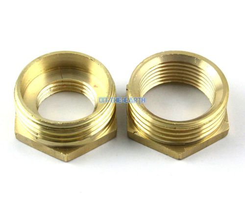 5 Brass 1&#034; Male To 3/4&#034; Female BSP Reducing Bush Reducer Fitting Connector