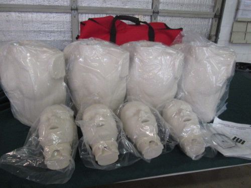 NEW Prestan Professional 4 Pack Adult CPR AED Mannequins Manikin PP-AM-100 400
