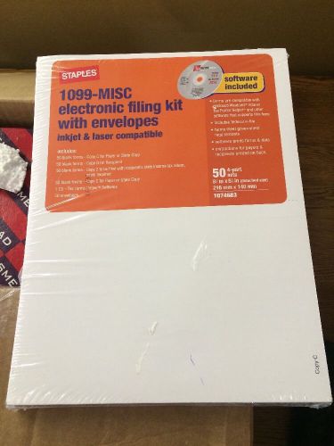 Staples® 2014 Tax Forms, 1099 Misc Inkjet Laser Forms