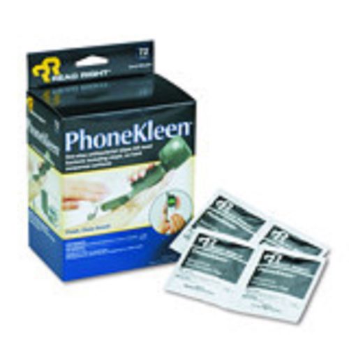 Read right phonekleen wet wipes, 72 wipes per box for sale