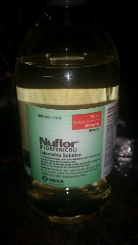 Nuflor injectable solution 500 ml expires 12-2015