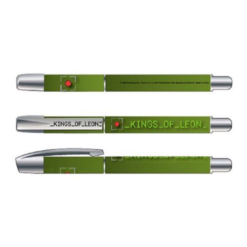 Kings of leon logo icon official new green gel pen for sale