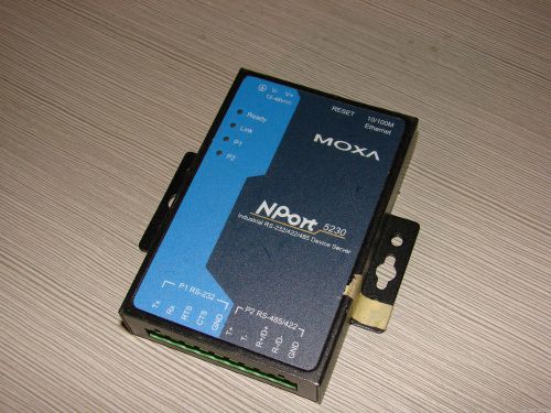 MOXA NPort 5230 Industrial RS 232 422 485 Device Network Server W/O Accessories