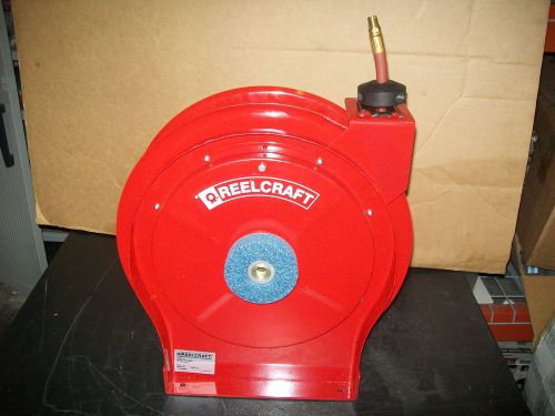 Reelcraft air/water hose reel with hose — 3/8in. x 50ft. hose, max. 300 psi for sale