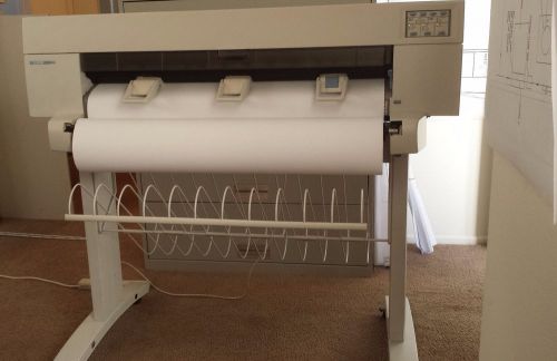 Hp designjet 48x36 plan printer/plotter .refurb...opt delivery..very nice for sale