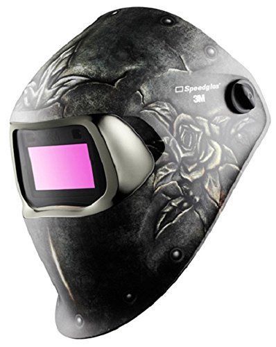 3m(tm) speedglas(tm) steel rose welding helmet 100 with auto-darkening filter 10 for sale