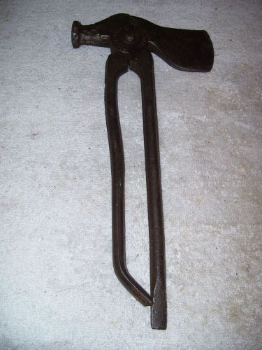 ANTIQUE COLLECTIBLE MARKED COMBINATION FENCE TOOL