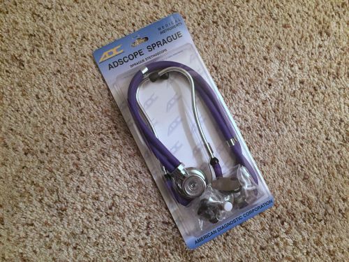 Adscope Sprague Stethoscope - Purple